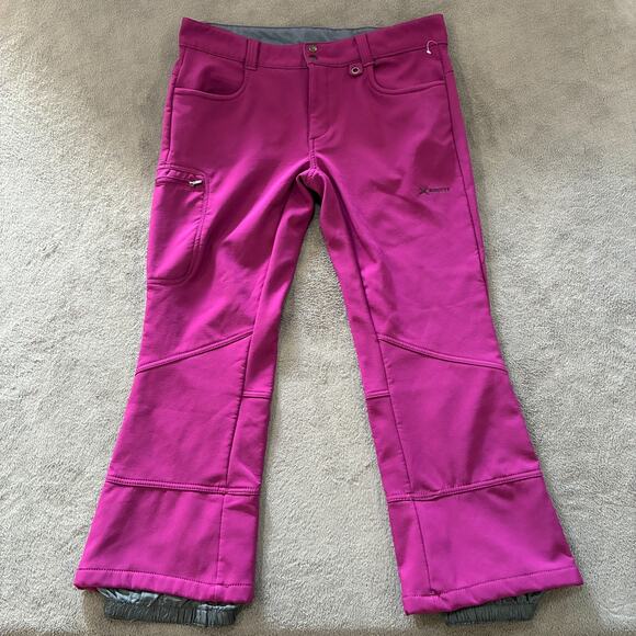 Arctix Sarah Pink Winter Snow Warm Fleece Lined Softshell Pants Women’s Size XL - Picture 1 of 9